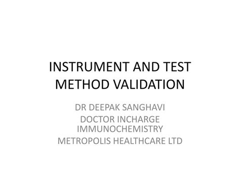 Method Validation of Lab Instrument 的图像结果
