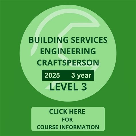 Building Services Engineering Craftsperson 2025 – Level 3 – 3 Year ...