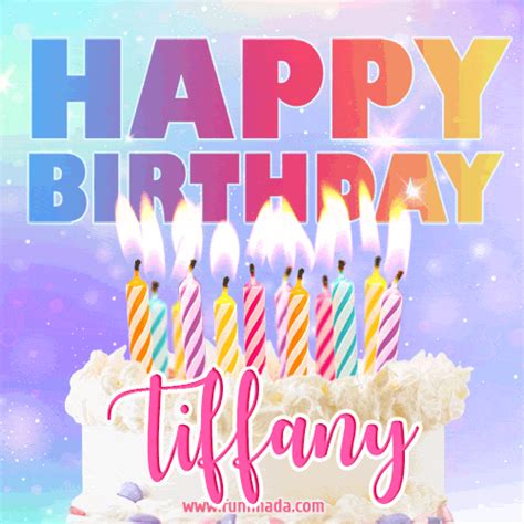 Happy Birthday Tiffany GIFs for Her - Download on Funimada.com