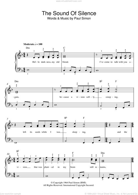 The Sound Of Silence Simon Garfunkel Chords at Arthur Popp blog