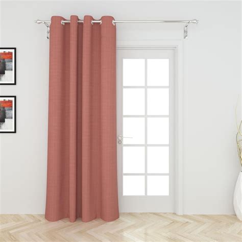 Buy Colour Connect Solid Door Curtains - Single Pc. - Polyester - 225 ...