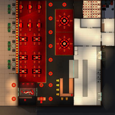 Red Dragon Chinese Restaurant Map | Cthulhu Architect