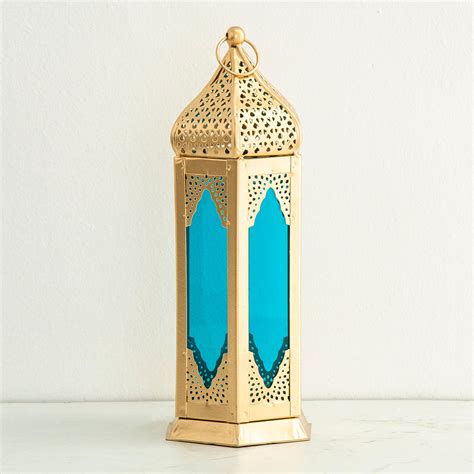 Buy Corsica Metal Tall Moroccan Lantern from Corsica by Home Centre at ...