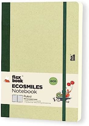 Flexbook Ecosmiles Notebook Ruled Kiwi | Medium | 13x21cm - A5 (Minus ...