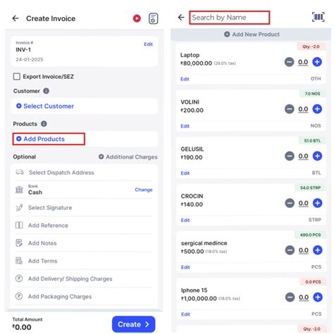 How to Create an invoice on Mobile - General - Swipe