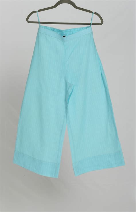 Buy Jamdani Side-gather Women Co-ord Set- Light Blue-Hiranya