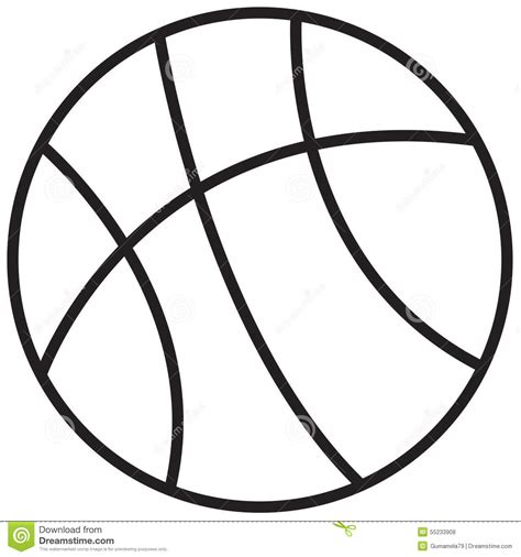 Basketball Simple Drawing 的图像结果