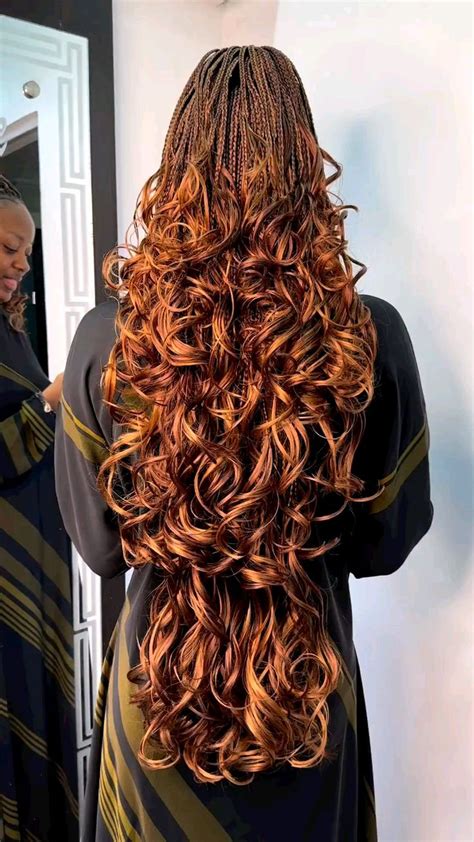 French Curl Box Braids Tutorial 的图像结果