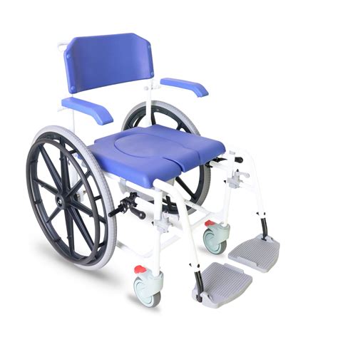 Buy KMINA PRO - Self Propelled Commode Shower Wheelchair, Commode ...