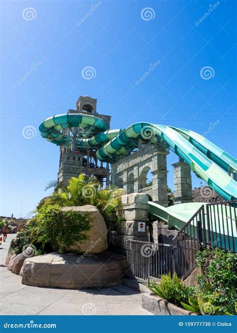 Aqualand Park in Maspalomas, Gran Canaria Editorial Image - Image of ...