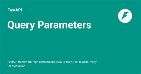 Image result for Fastapi Query Parameters