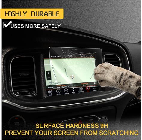 Buy Ruiya Screen Protector for 2013-2022 D odge Ram 1500 8.4Inch GPS ...