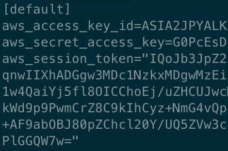 Image result for AWS Config Credential Files Windows