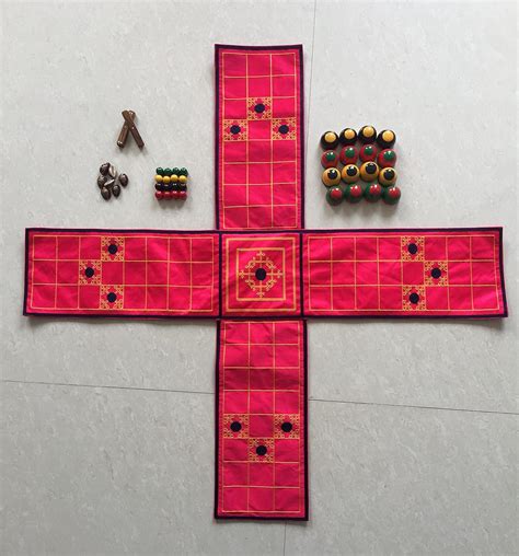 Buy Fishvy Traditional Chausar, Chopad, parcheesi, Pachisi, Pagade ...