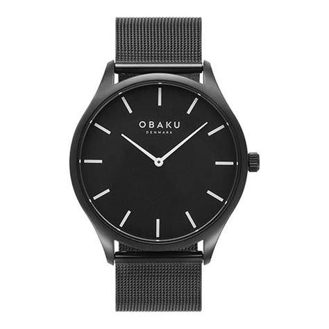 Obaku V260LXBBMB_LUX Tang Lille Charcoal Watch for Women – The Watch ...