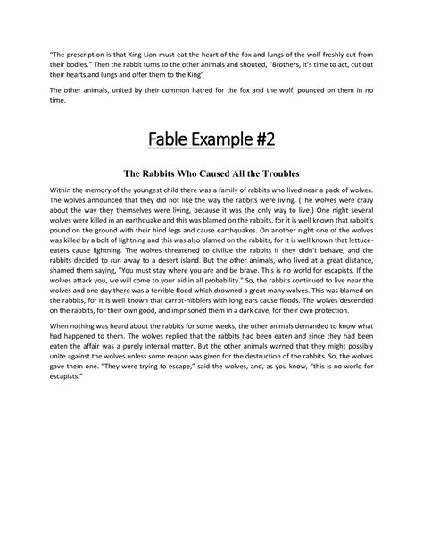 Fable.docx | Dogs | Pets