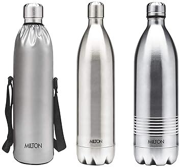 milton thermosteel duo dlx 1800 stainless steel water bottle, 1 pc, 1.8 ...