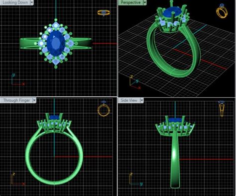 Best Jewelry 3D/CAD Model for Rings, Engagement Rings, Solitaire Rings ...