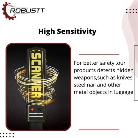 Buy Hand Held Metal Detectors for Security – Robustt