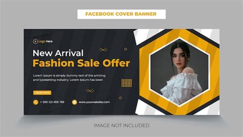 Mode-Social-Media-Banner, Facebook-Banner oder Webvorlage Premium ...