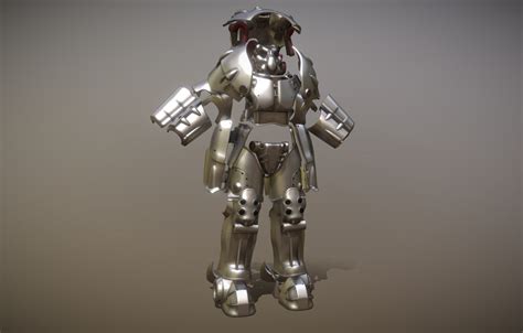 Fallout Power Armor X01 3D Model - TurboSquid 2158779