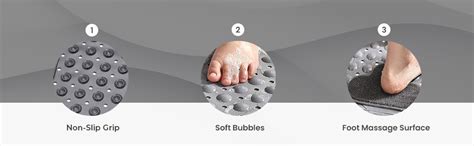 HomeEssentials Eco-Friendly Non-Slip Reusable Shower Mat for Bathroom ...