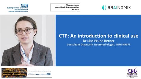 CTP: An Introduction to Clinical Use - Dr Lise-Prune Berner (Consultant Diagnostic ...