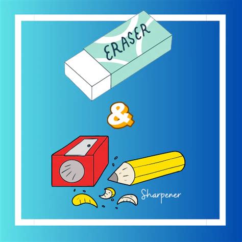Cute Erasers & Pencil Sharpeners | Kids Birthday Return Gifts – Giftoo