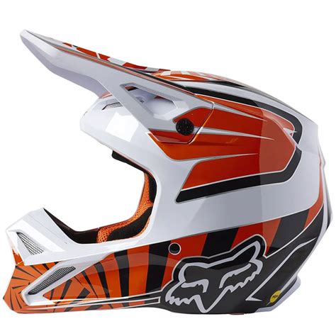 Fox V1 Goat Orange Helmet