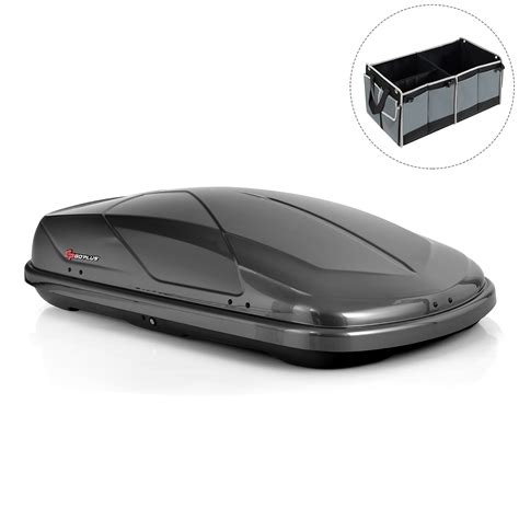 14 Cubic Feet Cargo Box Dual-sided Opening Car Roof India | Ubuy