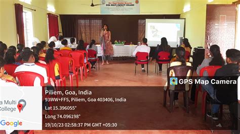 Workshop on Entrepreneurship titled BNI Voices – Goa Multi Faculty College