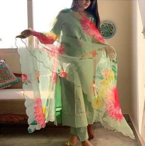 HAIDERICREATION Printed Kurta, Salwar & Dupatta Set - Buy ...