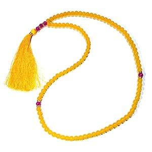 Al-Noor Original Branded Hi Quality Yellow Glass Beads Tasbeeh ...