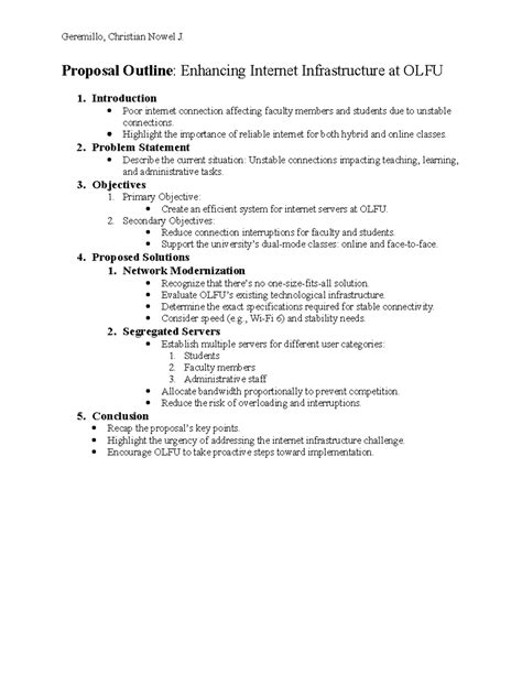 Image result for Class Assignment Proposal Outline