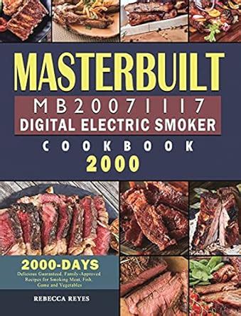 Buy Masterbuilt MB20071117 Digital Electric Smoker Cookbook 2000: 2000 ...