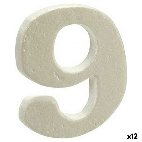 Decorative Figure Number 9 12 Units (2 x 15 x 10 cm) (S3616370) - Inna ...