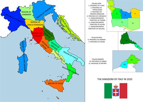 The kingdom of Italy (2020) : r/imaginarymaps