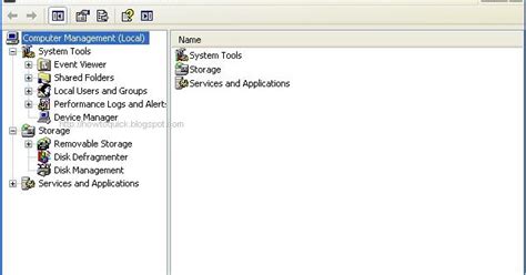Image result for Windows XP Computer Management