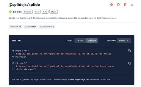 Image result for Splide Examples
