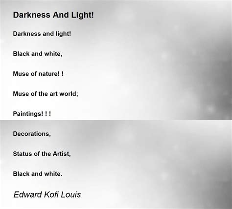 Children's Poems About Light And Dark at Kaitlyn Maund blog