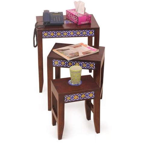 Neerja Nested Wooden Tables – NEERJA INTERNATIONAL INC