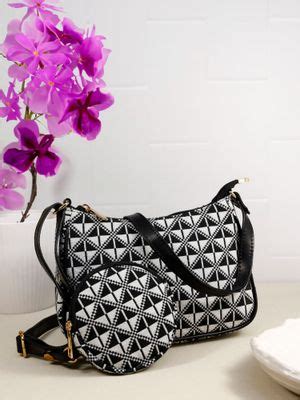 Buy Bagsy Malone Black Malone Regal Elegance Sling Bag and Multi ...