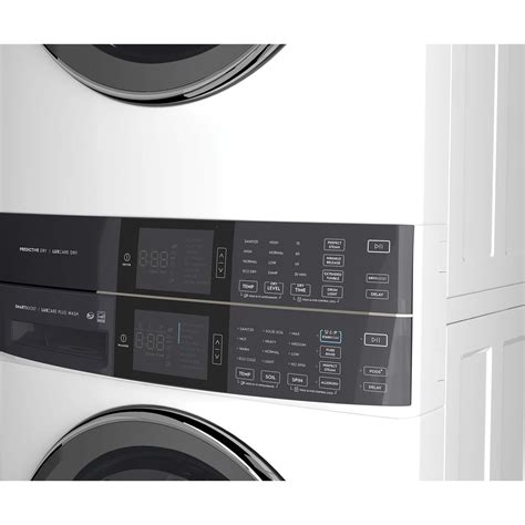 Electrolux 27 in. 4.5 cu. ft. Gas Front Load Laundry Center with LuxCare Dry, Optic Whites Cycle ... - P Cycle Sensor