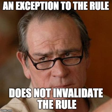 Image result for Exception Meme