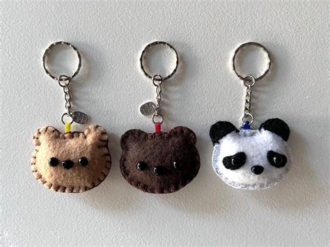 Image result for Handmade Felt Keychains