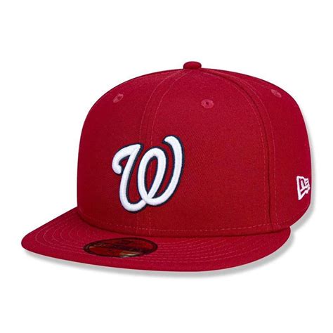 Boné Washington Nationals 5950 Game Cap Fechado - New Era - Vermelho ...