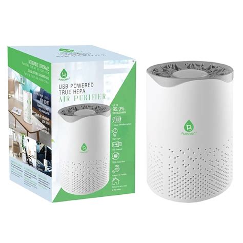 Pursonic USB Powered True HEPA Air Purifier in the Air Purifiers ...