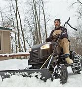 Image result for Lawn Tractor Snow Blade