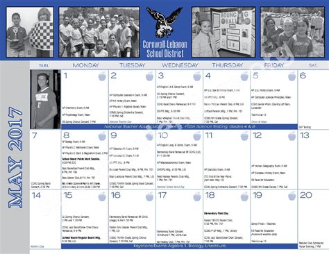 Cornwall-Lebanon School District Calendars – Lebanon, PA