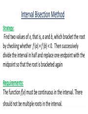 Interval Bisection Method Examples 的图像结果